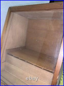 Vintage REVLON Countertop DISPLAY Cabinet case Antique Advertising, Nails