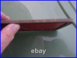 Vintage ROQUE 16. COM Brass Enamel Store Display SignAuthenticRare