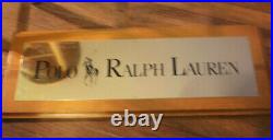 Vintage Ralph Lauren Polo Wood Display Store Sign 28 x 10.5 x 1.5 Board Pony