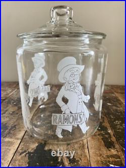 Vintage Ramon's The Little Doctor General/Country Store Glass Counter Bulk Jar
