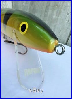 Vintage Rapala Original Giant Wounded Minnow Lure 29 Tackle Store Display Rare