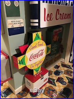 Vintage Rare Animated Coca Cola Store Sales Display Coke