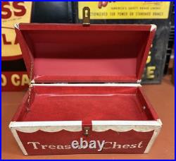 Vintage Rare Circa 1930's Buster Brown Shoes Treasure Chest Counter Display
