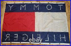 Vintage Rare Tommy Hilfiger Display Store Banner Flag 53 x 35