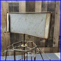 Vintage Rare advertising display Craftsman rack sign Tobacco Pouches, Great