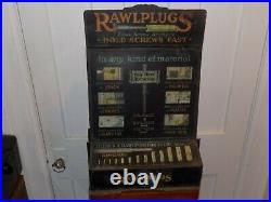 Vintage Rawlplugs Store Display Cabinet