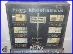 Vintage Rawlplugs Store Display Cabinet