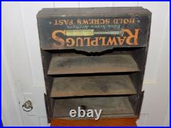 Vintage Rawlplugs Store Display Cabinet