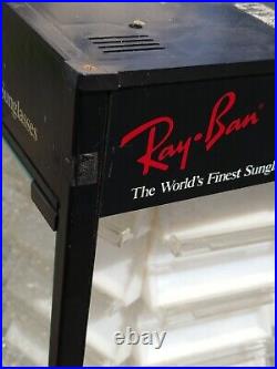 Vintage Ray-Ban Sunglasses Store Lighted Display Bausch Lomb Advertising cabinet