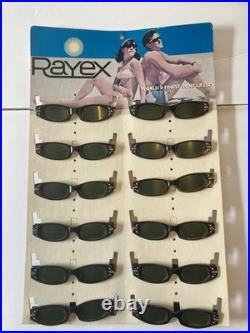 Vintage Rayex Sunglass Display With Sunglasses