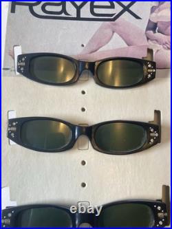 Vintage Rayex Sunglass Display With Sunglasses