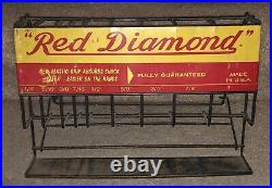 Vintage Red Diamond Hardware Tool display