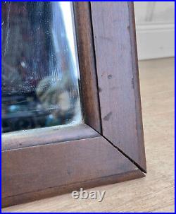 Vintage Red Wing Shoe Store Mahogany Floor Mirror