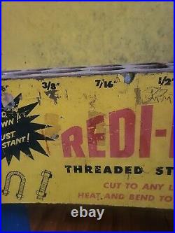 Vintage Redi-Bolt Tractor Supply House Hardware Store Display Storage Center old