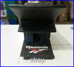 Vintage Reebok Branded Logo Rolling Shoe Fitting Stool Seat / Store Display