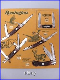 Vintage Remington Countertop Store Knife Display Case withKnives