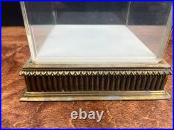 Vintage Renauld Sunglasses Table Top Brass & Glass Store Display Case