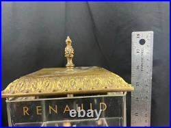 Vintage Renauld Sunglasses Table Top Brass & Glass Store Display Case