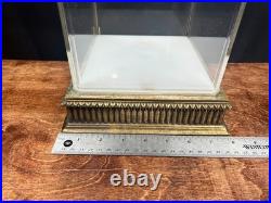 Vintage Renauld Sunglasses Table Top Brass & Glass Store Display Case