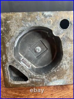 Vintage Renauld Sunglasses Table Top Brass & Glass Store Display Case