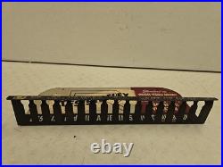 Vintage Resistoflex Gasoline Oil Lines Advertising Store Display Rack Sign