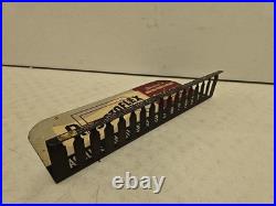 Vintage Resistoflex Gasoline Oil Lines Advertising Store Display Rack Sign