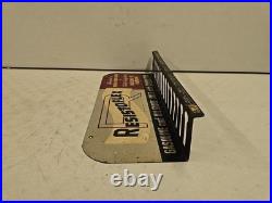 Vintage Resistoflex Gasoline Oil Lines Advertising Store Display Rack Sign