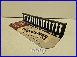Vintage Resistoflex Gasoline Oil Lines Advertising Store Display Rack Sign