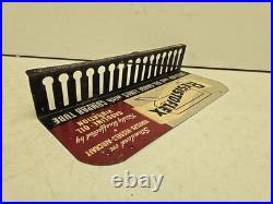 Vintage Resistoflex Gasoline Oil Lines Advertising Store Display Rack Sign