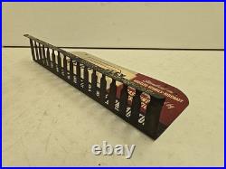 Vintage Resistoflex Gasoline Oil Lines Advertising Store Display Rack Sign