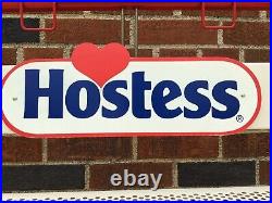 Vintage Retro Hostess Snacks Store Display Shelving Folds Up