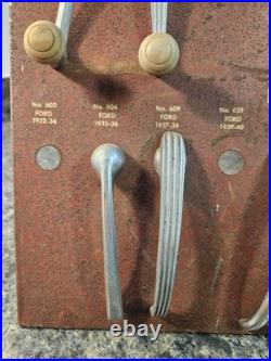 Vintage Richlite Handles Metal Counter Display Door Openers & Window Risers