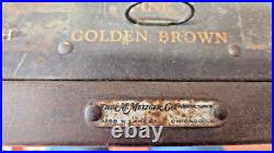 Vintage Rit Dye General Country Store Advertising Display Cabinet With Drawers