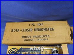 Vintage Rota-Closer Door Closer Demonstrator Hardware Store Display Model