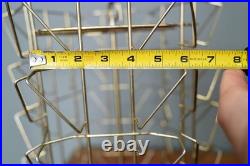 Vintage Rotating Store Counter Display Rack Postcards Card Catalog Metal Stand