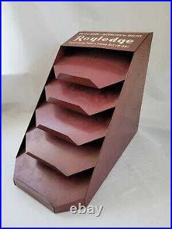 Vintage Royledge Shelf Paper Metal Display Color & Decorations for Shelves