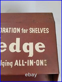 Vintage Royledge Shelf Paper Metal Display Color & Decorations for Shelves