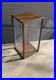 Vintage-Rustic-Oak-Wood-Clear-Acrylic-Store-Display-Case-Countertop-Showcase-T75-01-dedn