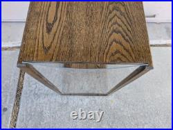 Vintage Rustic Oak Wood Clear Acrylic Store Display Case Countertop Showcase T75