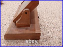 Vintage SWANK Store Dealer Display Case Wood Glass Cufflink Collar