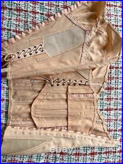 Vintage Salesman Sample 12 Girdle Corset Store Display Laces & Hooks Charis