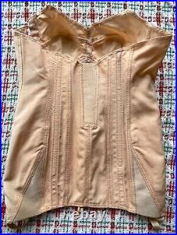 Vintage Salesman Sample 12 Girdle Corset Store Display Laces & Hooks Charis