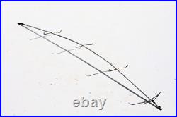 Vintage Santa Sleigh Flying Reindeer & Town Village Chalkware Store Display