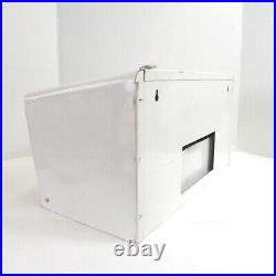 Vintage Schrader Valve Service Cabinet Rack Box Metal Scovill Apx. 16x9x8.5 Used
