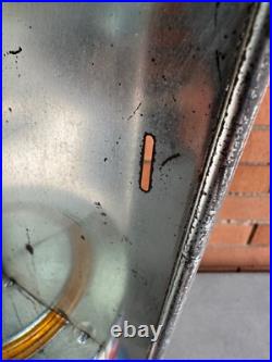 Vintage Scripto Round Metal Display Stand Rotating Advertising Pens Pencils