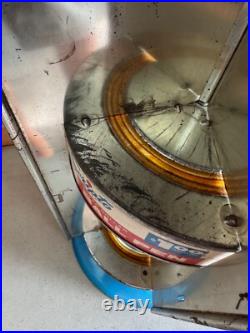 Vintage Scripto Round Metal Display Stand Rotating Advertising Pens Pencils