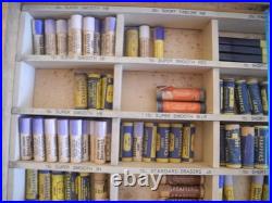 Vintage Sheaffer Co. Wooden, Glass Doors Counter Top Lead & Eraser Display Case