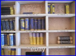 Vintage Sheaffer Co. Wooden, Glass Doors Counter Top Lead & Eraser Display Case