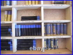 Vintage Sheaffer Co. Wooden, Glass Doors Counter Top Lead & Eraser Display Case