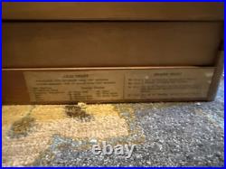 Vintage Sheaffer's Leads Erasers Wood Store Counter Display Cabinet Packed Full